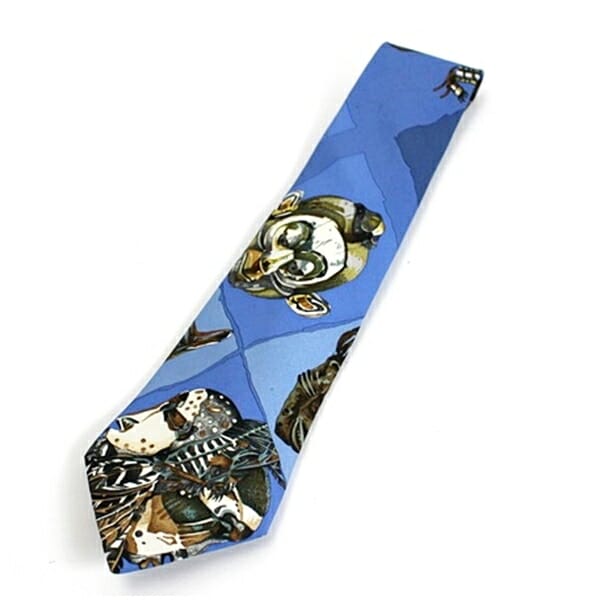 エルメス シルク ネクタイ スカーフ柄 中古 ABランク HERMES メンズ