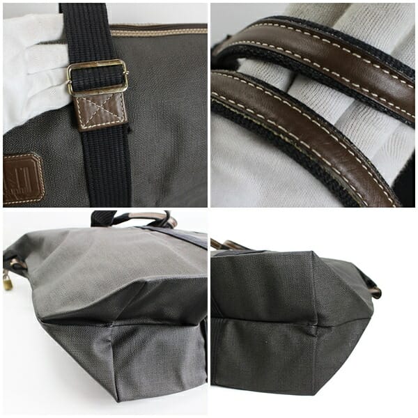 ダンヒル ボストンバッグ セカンドバッグ 2点セット カーキ 中古 AB