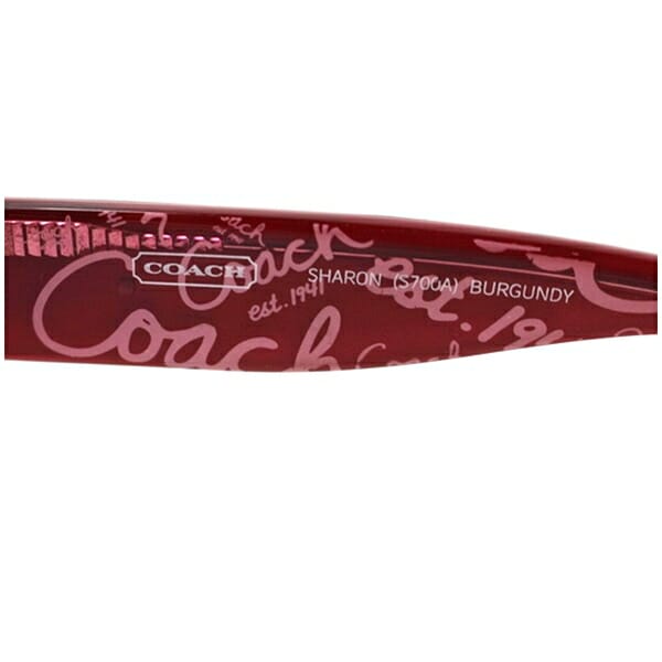 コーチ サングラス SHARONG （S700A） BURGUNDY 中古 Aランク COACH