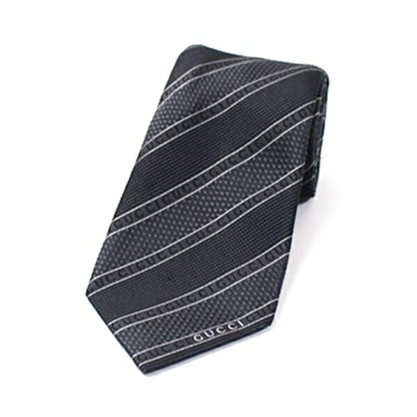 グッチ シルク ネクタイ ストライプ柄 中古 Aランク GUCCI メンズ  