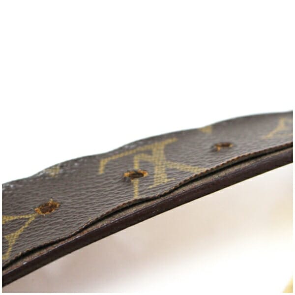 ルイヴィトン ベルト モノグラム サンチュール キャレ M6800 全長128.5ンチ 106.5〜118.5cm(5段階)