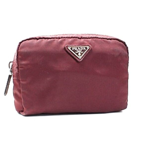 プラダ ナイロン ポーチ 1N0021 GRANATO グラナート 中古 ABランク PRADA レディース 女性 小物入れ