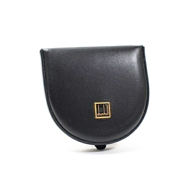 ダンヒル ケース レザー ブラック 中古 Aランク dunhill メンズ 男性 ブランド 保存袋・箱付き