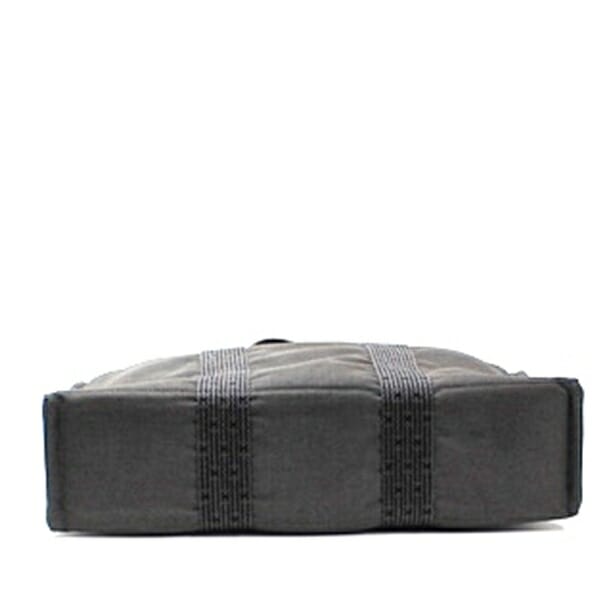 エルメス エールライン MM キャンバス トートバッグ グレー 中古 AB