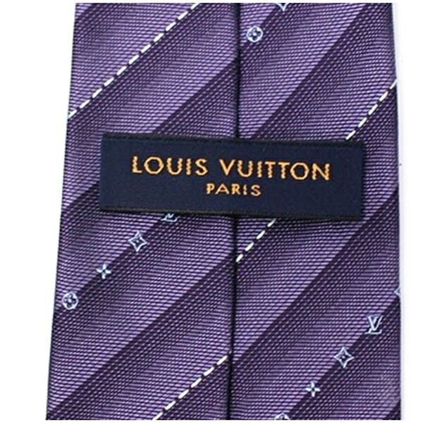 ルイヴィトン シルク ネクタイ ストライプ 中古 Aランク LOUIS VUITTON