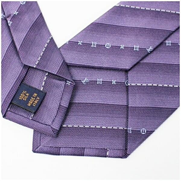 ルイヴィトン シルク ネクタイ ストライプ 中古 Aランク LOUIS VUITTON