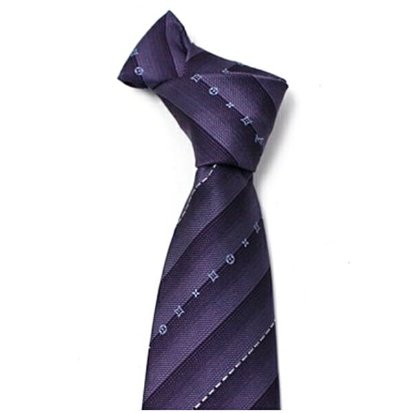 ルイヴィトン シルク ネクタイ ストライプ 中古 Aランク LOUIS VUITTON