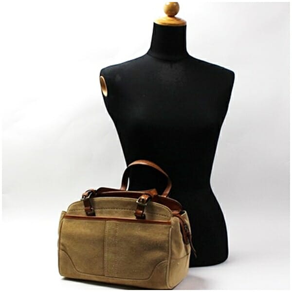 コーチ ミニボストンバッグ 7474 スウェード レザー ブラウン 中古 AB