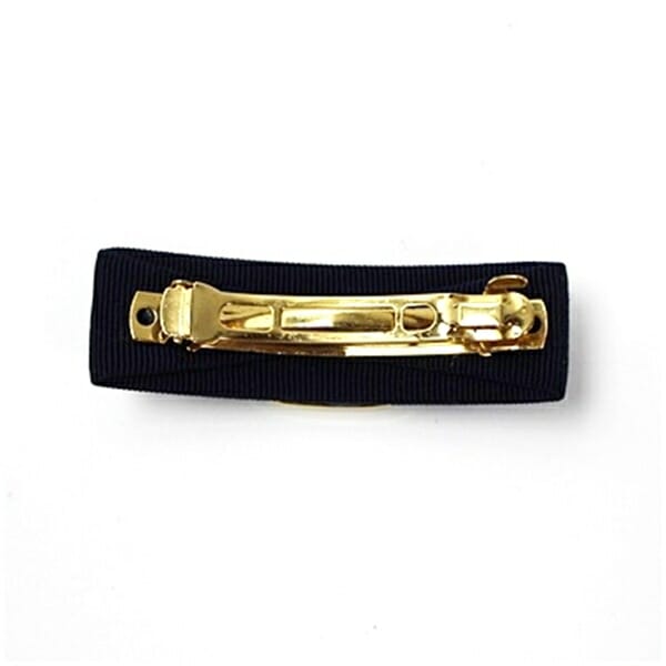 サルバトーレフェラガモ ヴァラリボン バレッタ ネイビー ゴールド 中古 ABランク Salvatore Ferragamo_1