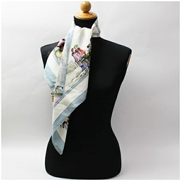 エルメス スカーフ カレ90 ロシア旅行 中古 ABランク HERMES レディース 女性