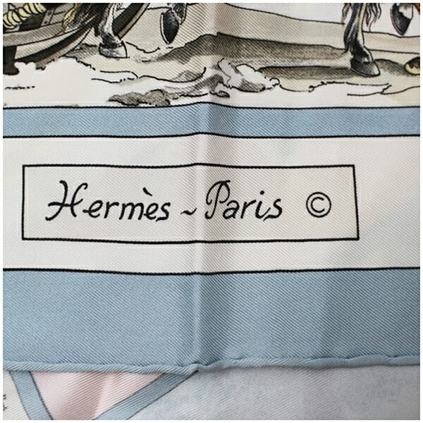 エルメス スカーフ カレ90 ロシア旅行 中古 ABランク HERMES レディース 女性