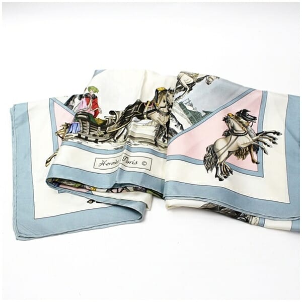 エルメス スカーフ カレ90 ロシア旅行 中古 ABランク HERMES レディース 女性