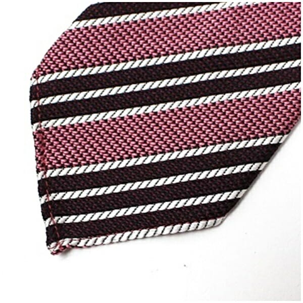 グッチ シルク ネクタイ ナロータイ ストライプ 中古 ABランク GUCCI