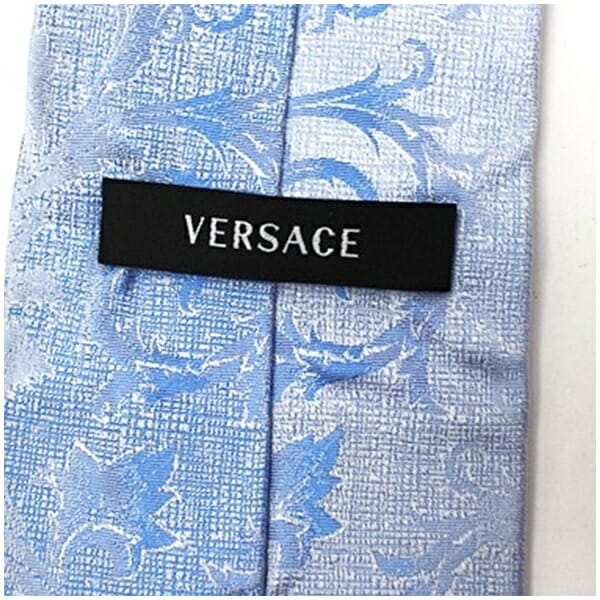 ヴェルサーチ シルク ネクタイ メデューサ ワンポイント 中古 Aランク VERSACE メンズ ビジネス_2