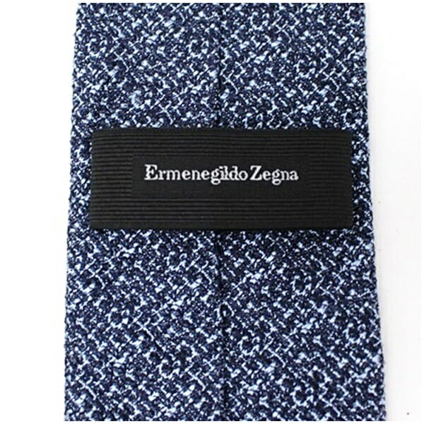 エルメネジルドゼニヤ シルク・ポリアミド ネクタイ 7cm 中古 Aランク Ermenegild Zegna メンズ