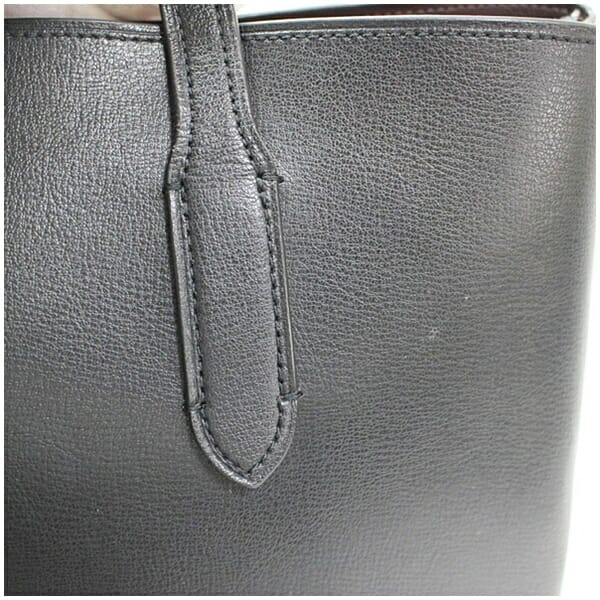 コーチ 2WAY トートバッグ 肩掛け 斜め掛け レザー ブラック 中古 ABランク COACH 女性 レディース A4可_7