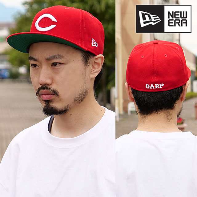 ニューエラ NEWERA キャップ 広島東洋カープ NPB CLASSIC 59FIFTY [13562214] メンズ・レディース 帽子  日本プロ野球 スカーレット/ホワ｜au PAY マーケット