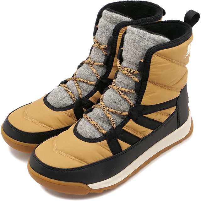 【35％OFF／SALE】ソレル SOREL ブーツ ウィットニー2プラス レース ウォータープルーフ [NL5162-253 FW24] W WHITNEY II PLUS LACE WP レディース 靴 防水 スノーブーツ ウィンターブーツ Tawny-Buff/Black 【ts】正規取扱店【e】