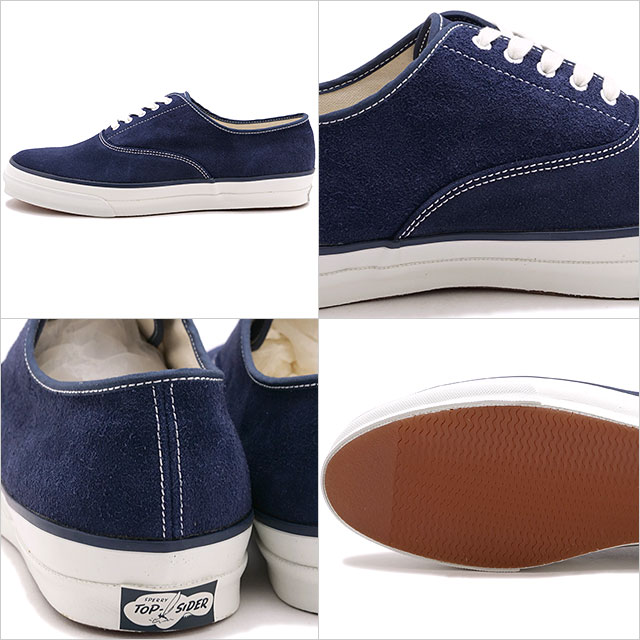 スペリートップサイダー SPERRY TOP-SIDER スニーカー クラウド キャンバスオックスフォード J スエード [UFF1001LEA-NVY FW25] CLOUD CVO J SUEDE メンズ 靴 定番 クラシック 日本製 NAVY 正規取扱店_2