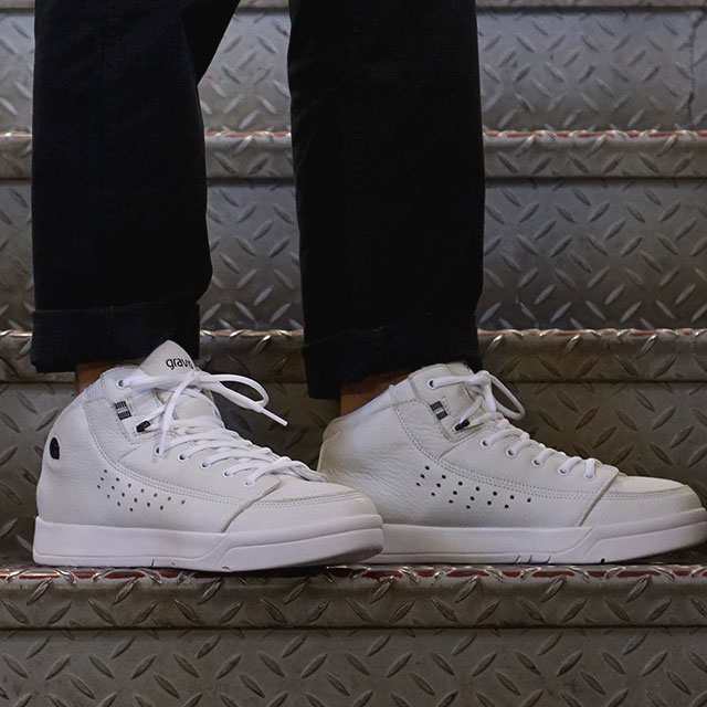 Gravis グラビス メンズ レディース Tarmac Hc Dlx ターマック ハイカット デラックス White Black 靴 1010 Per10 の通販はau Pay マーケット Mischief