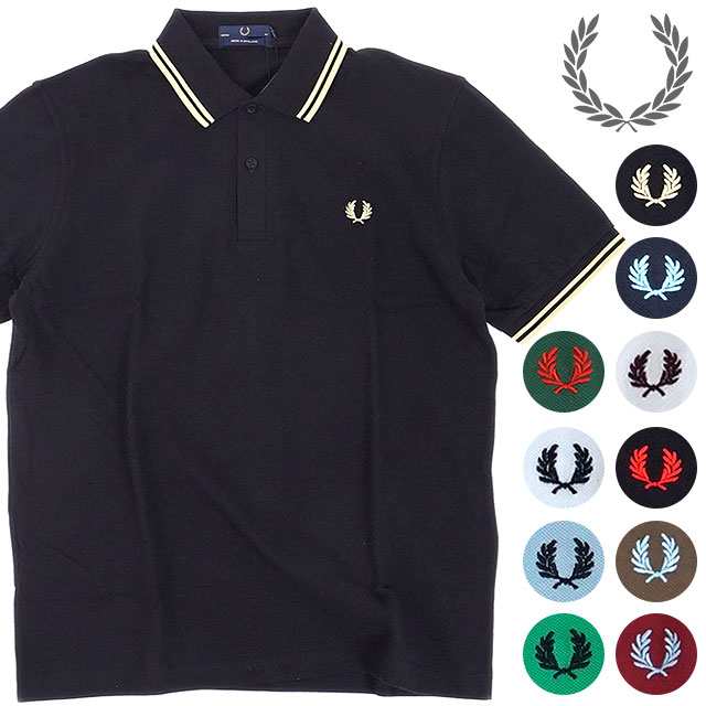 Fred Perry フレッドペリー ポロシャツ メンズ ツイン ティップド フレッドペリーシャツ 鹿の子 M12n Ss18 Per の通販はau Pay マーケット Mischief