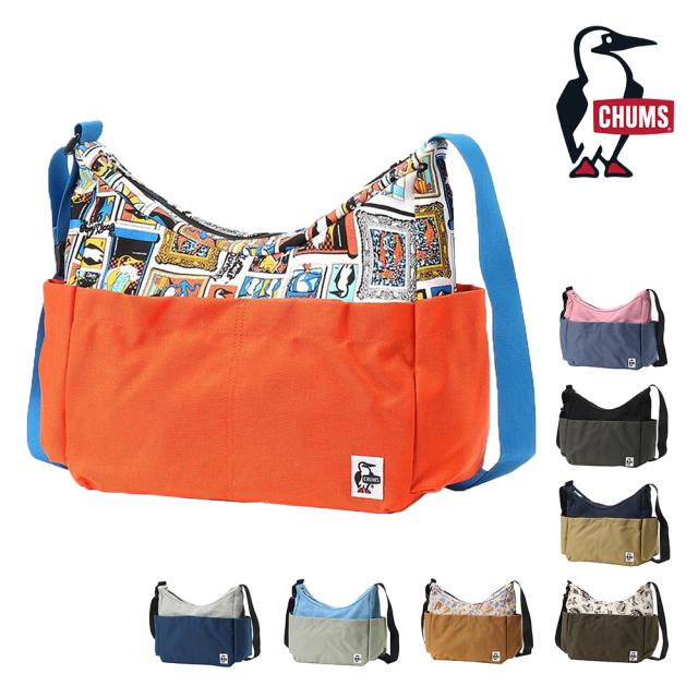 チャムス バッグ ショルダーバッグ 横型 CHUMS プレッピーショルダーバッグスウェットナイロン 10L A4サイズ CH60-4008 メンズ レディース キッズ ポイント10倍 送料無料 誕生日プレゼント ギフト ラッピング無料 【正規代理店】