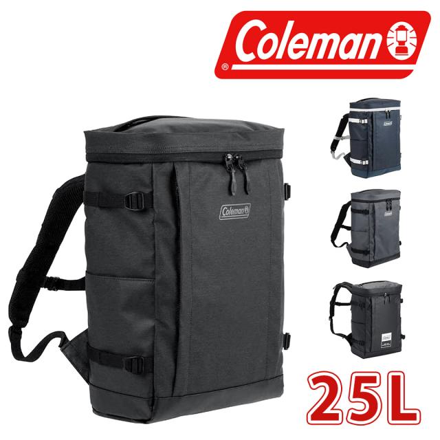コールマン バッグ リュックサック デイパック バックパック 25L スクエア シールド Coleman シールド25 メンズ レディース プレゼント ギフト カバン ラッピング無料 通勤 通学 自転車 黒 ブラック B4 A4 送料無料