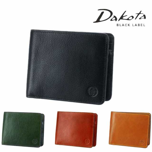 ダコタブラックレーベル Dakota black label エティカ 二つ折り財布 折財布 ウォレット 620320(620310) イタリア製牛革 本革 メンズ レデ