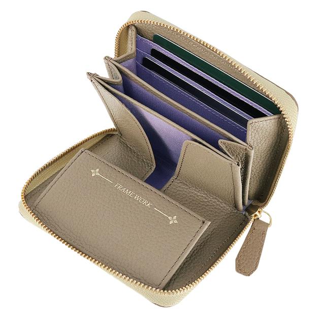 フレームワーク 財布 ファスナー ミニ財布 サイフ 小さめ FRAME WORK