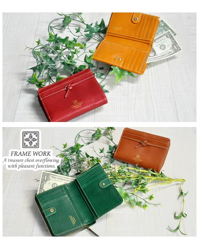 フレームワーク FRAME WORK 二つ折り財布 折財布 アダット 43321