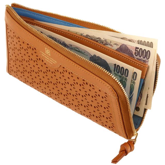 フレームワーク FRAME WORK L字ファスナー長財布 フィオーレ 44324