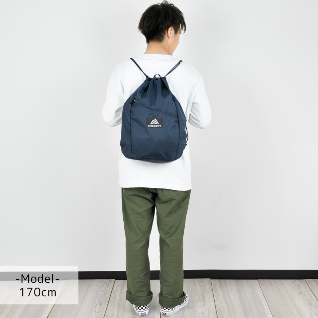 GREGORY グレゴリー KNAP SAC ナップサック リュック ブラック