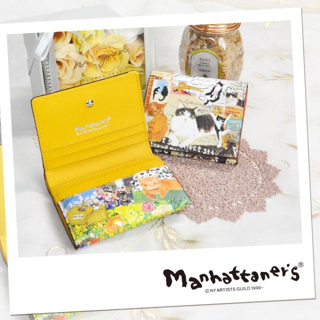 マンハッタナーズ 財布 二つ折り財布 2つ折り ミニ財布 サブ財布