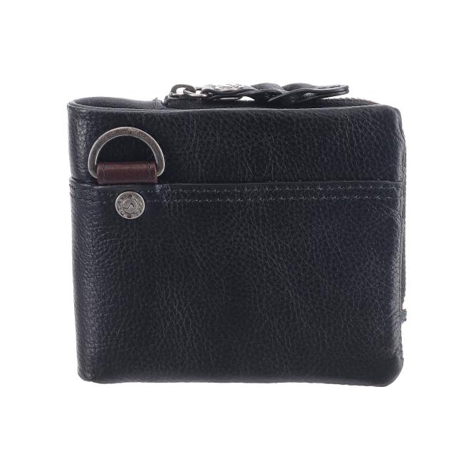 ムスタッシュ 二つ折り財布 メンズ レディース 本革 レザー 薄型 DBR-5409 レッド ムスタッシュ 二つ折り財布 メンズ ブランド MOUSTACHE 財布 小銭入れ