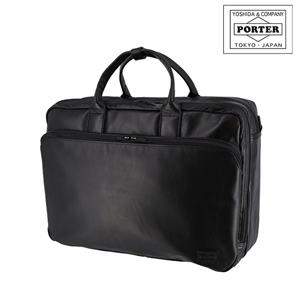 送料無料 吉田カバン ポーター PORTER 3wayブリーフケース ショルダー リュック ビジネスバッグ TIME BLACK 146-16100 メンズ レディース