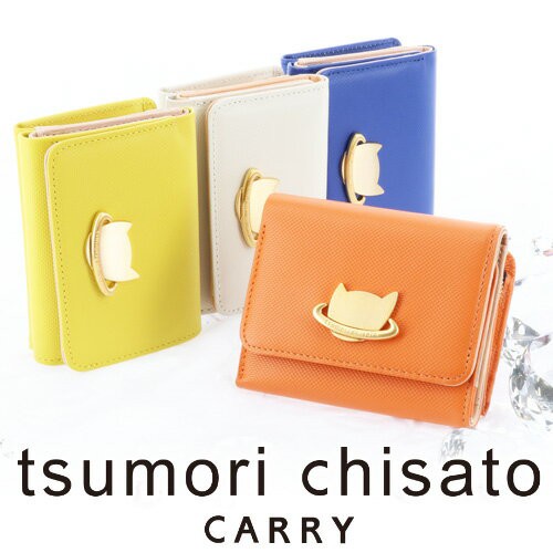 送料無料/ツモリチサト/tsumori chisato/三つ折り財布/ミニ財布/ネコ