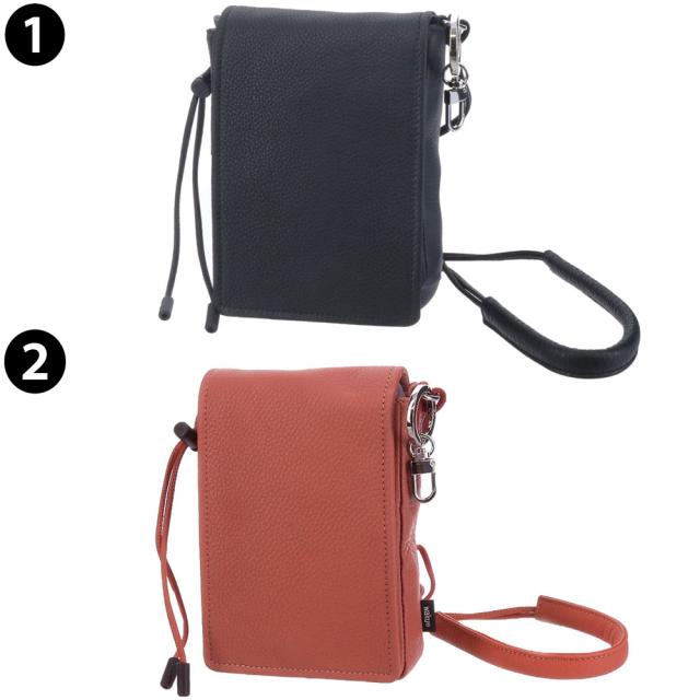 ショルダーポーチ ショルダーバッグ メンズ レディース ワク waku レギュラーコレクション wk-0003 ブラック オレンジ ベージュ ネイビー 本革 牛革 シンプル デイリーユース 旅行 ポイント10倍 送料無料 誕生日プレゼント ギフト プレゼント ラッピング ショルダーポーチ ショルダーバッグ メンズ レディース ワク waku