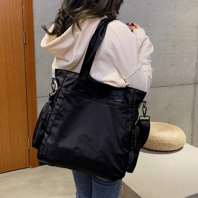 新作 大容量 トートバッグ 品質 韓国風 ショルダーバッグ ナイロン 防水 撥水 部活 スクールバッグ 学生 大人 就職活動 リクルート 男女の通販はau Pay マーケット Y Cool