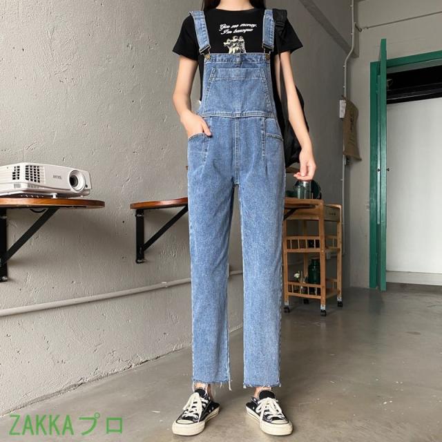 オーバーオール レディース サロペット デニム サスペンダー 大人コーデ おしゃれ かわいい 上品 きれいめ ゆったり 楽ちんの通販はau Pay マーケット Y Cool