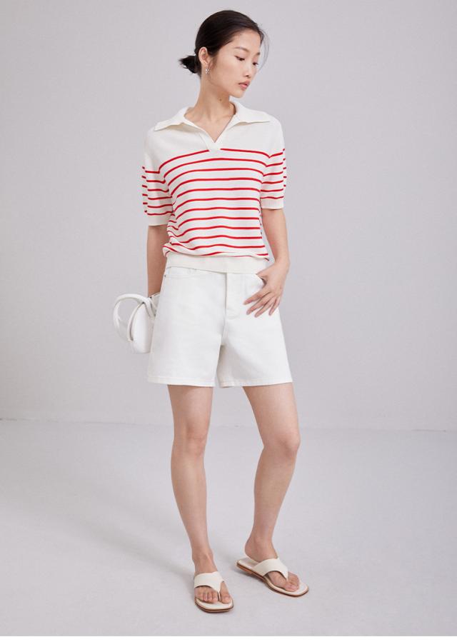 トップス ブラウス ボーダー カットソー かわいい 大人可愛い きれいめ シンプル カジュアル 大人 上品 おしゃれ レッド ブルー 大人女子 主役級 存在感 お出かけ 女子会 休日 S 旅行 着回し コーデ スタイル モテ トレンド 送料無料 個性的 の通販は