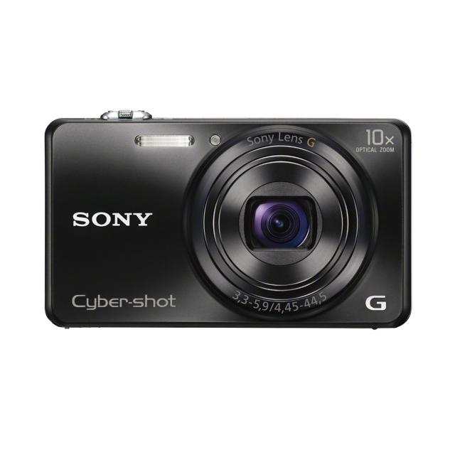 SONY デジタルカメラ Cyber-shot WX200 1890万画素 光学10倍 ブラック DSC-W(中古品)