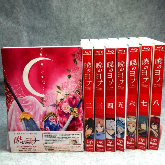 暁のヨナ　DVD 全巻　特典ポストカード付き 1〜39巻特典のイラストカードはポストカードサイズです