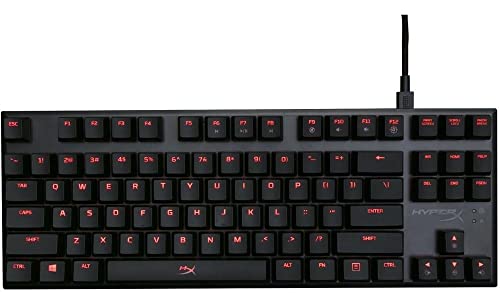 HyperX Alloy FPS Pro ゲーミングキーボード 青軸 FPSゲーム向け LEDバックライト (中古品)