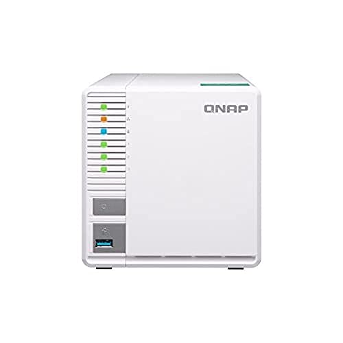QNAP(キューナップ) 単体モデル 3ベイ NAS QTS搭載 クアッドコア1.4GHz 2GB RAID(中古品)