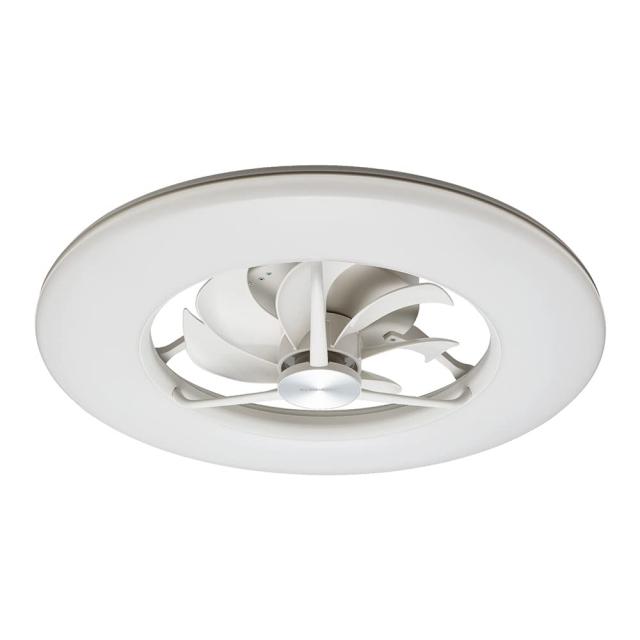 【ハイエンドモデル】ドウシシャ サーキュライト シーリングファン 8畳 調光調色タイプ 光拡散レンズ搭載 薄(中古品)