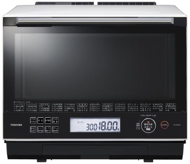 東芝 過熱水蒸気オーブンレンジ 30L 石窯ドーム 300℃ 2段調理 ER-SD3000(W) グランホワ(中古品)