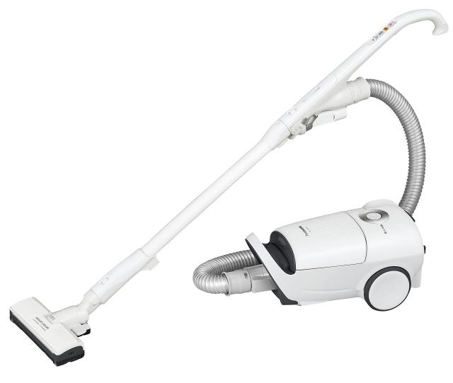 パナソニック 紙パック式掃除機 Jコンセプト ハウスダスト発見センサー搭載 ホワイト MC-JP810G-W(中古品)