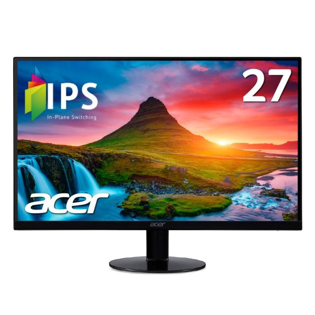 Acer モニター ディスプレイ AlphaLine 27インチ SA270Abmi フルHD IPS フレ(中古品)