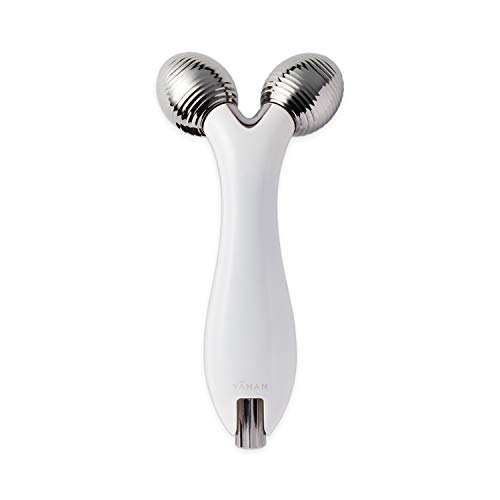 YA-MAN(ヤーマン) 美顔ローラー 美顔器 WAVY(ウェイビー) EMS ホワイト フェイス 小顔 E(中古品)