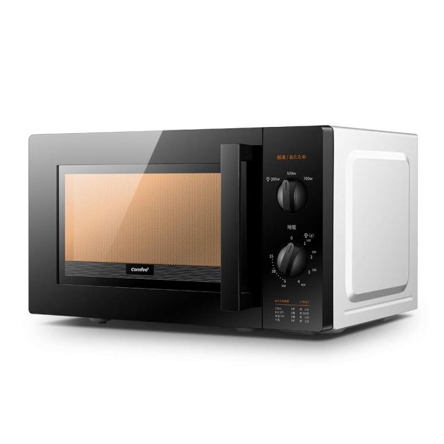 COMFEE 電子レンジ 17L 東日本 50Hz ターンテーブル 単機能 メカ式 簡単操作 ひとり暮らし (中古品)